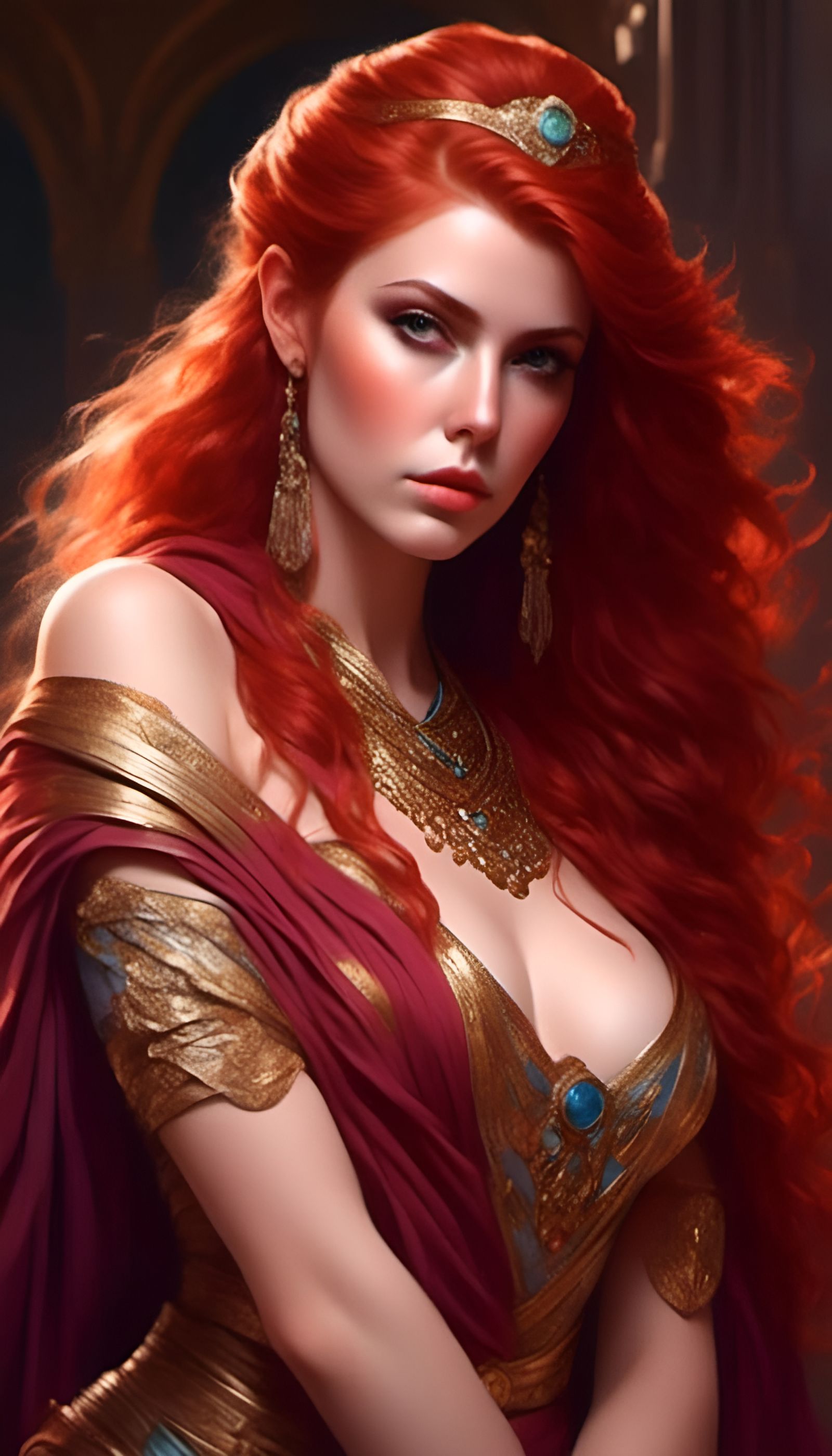 Jedi Lady in Renaissance Painting Style