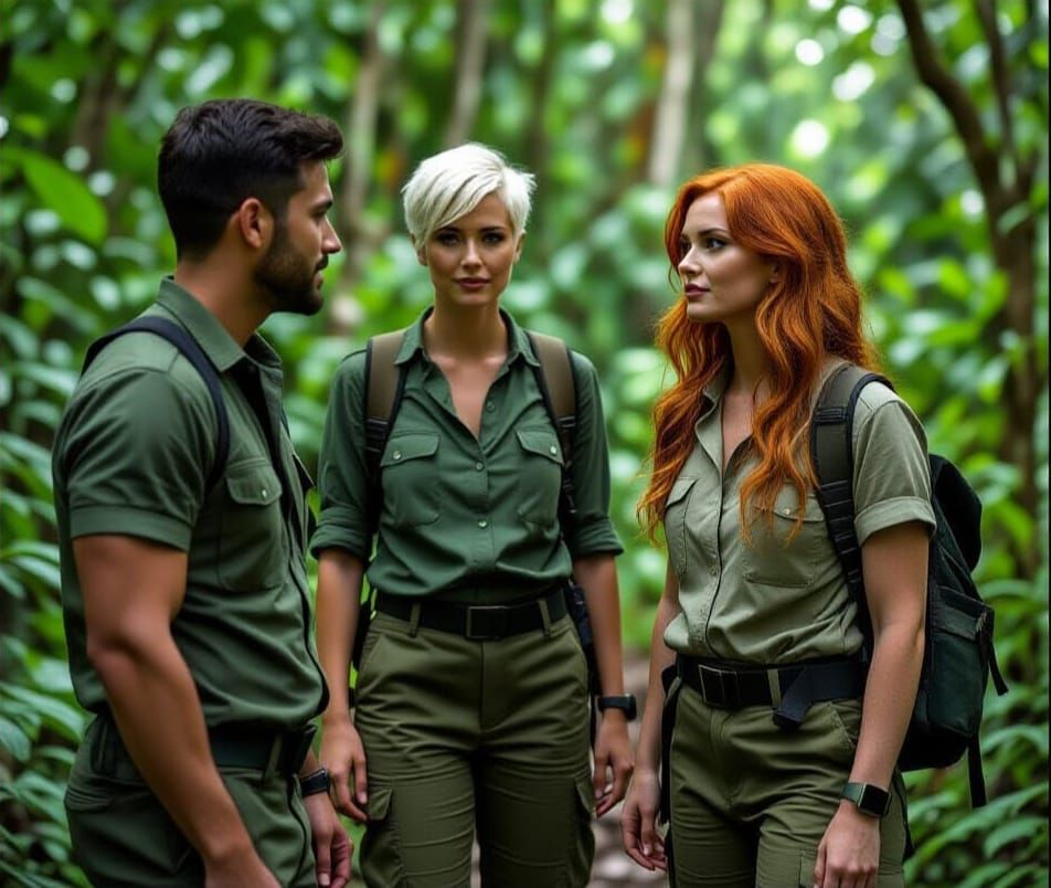 Jungle Tour with Two Women in Cinematic Style