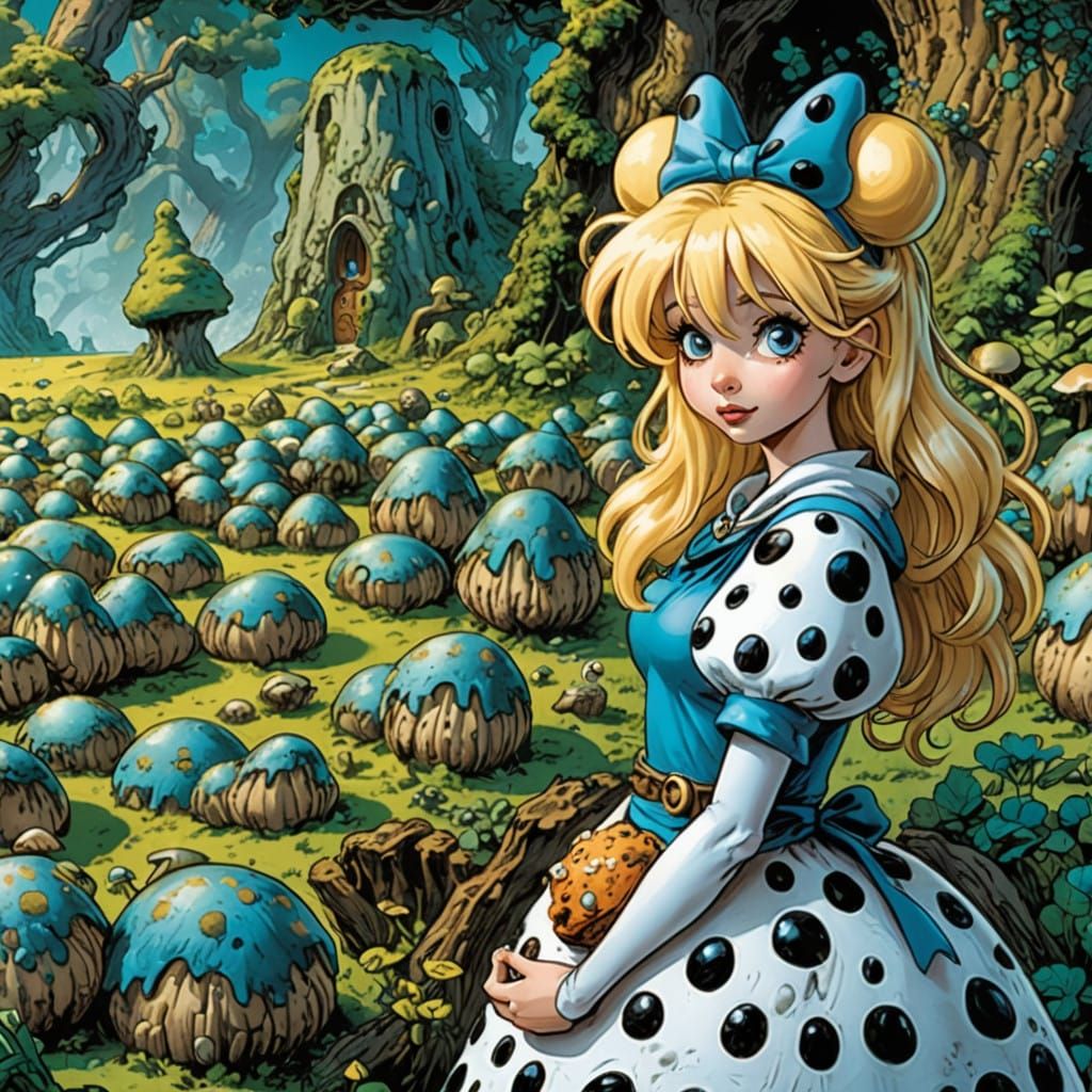 In the forest of the blue blobs