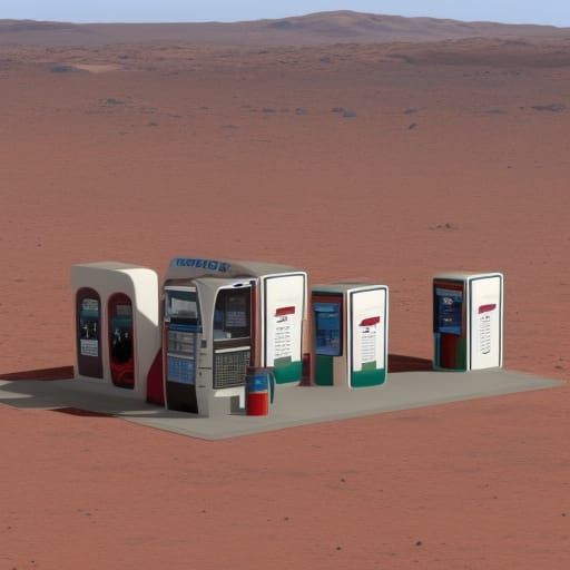 Gas Station on Mars