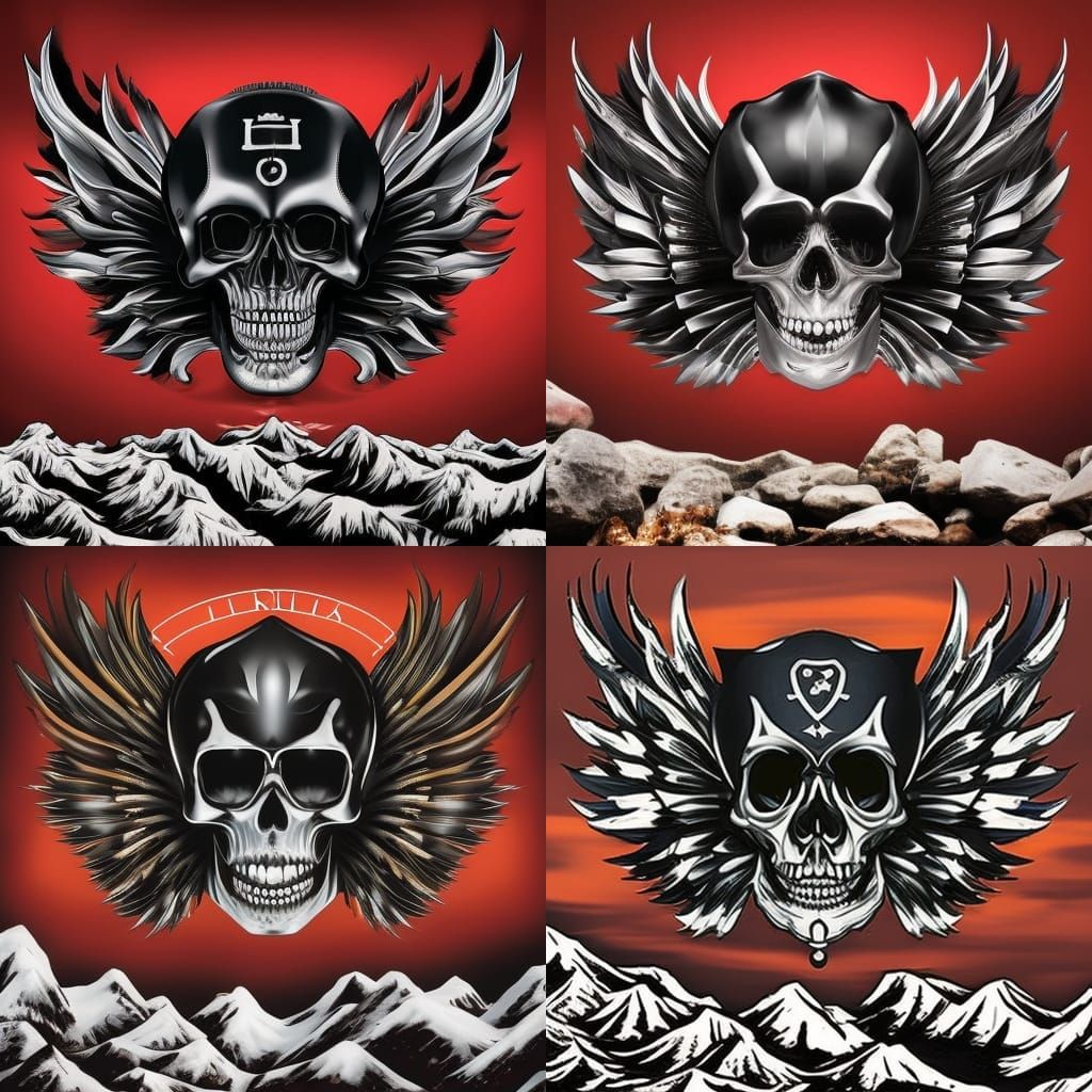 Frog Skeleton Dances in Cyberpunk Flames