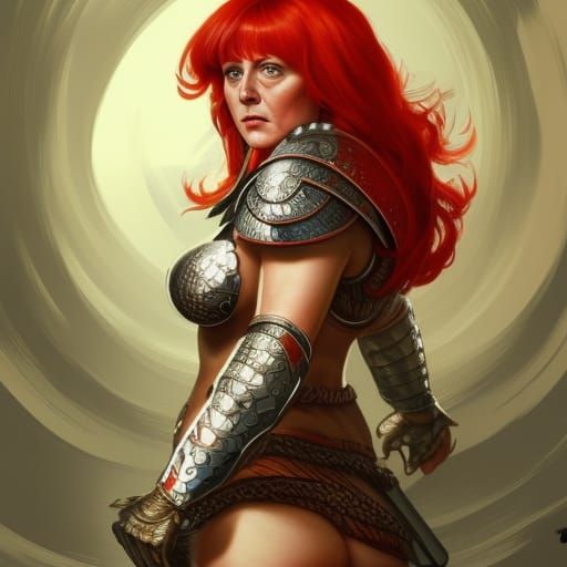 Fantasy Portrait in Hyperdetailed Digital Art Style
