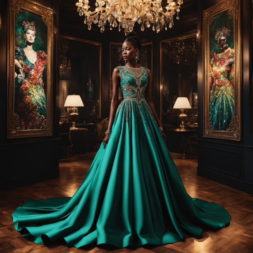 Elegant Jewelry Masterpiece in Extravagant Storefront