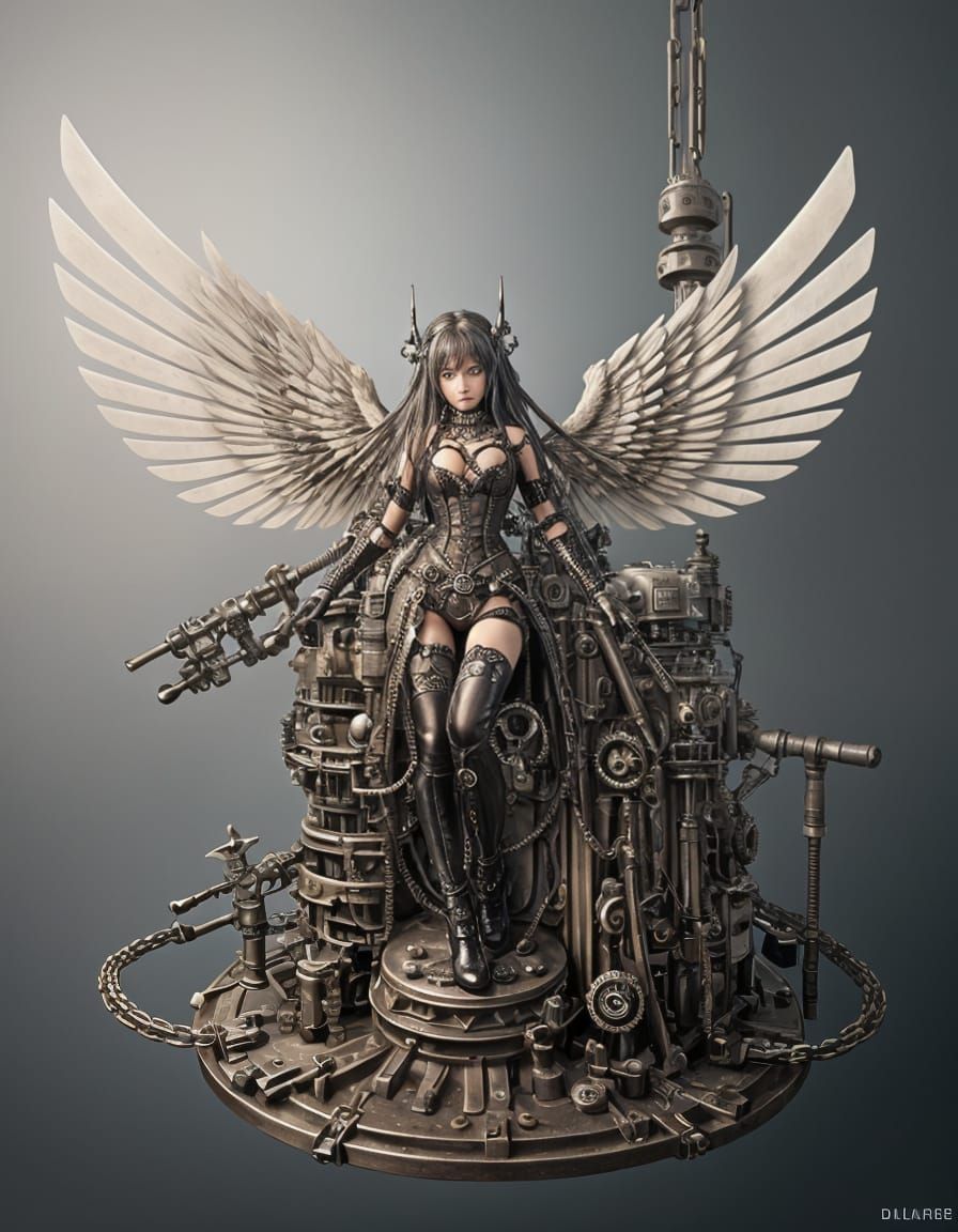 Archfemale angel in chains. Chained. Studio Sanrio. Connecte...