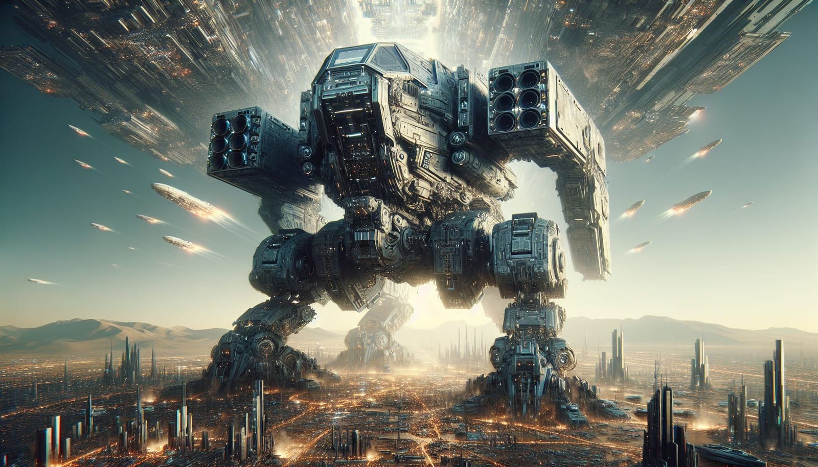 produce an image of a massive, sentient tank known as a "Bol...