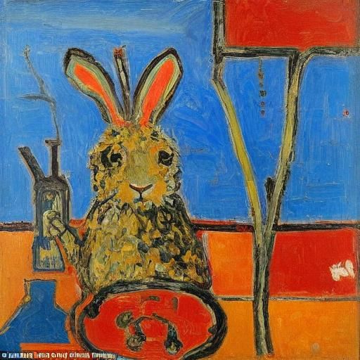 Rabbit vs Boyar: A Mondrian-Soutine Boxing Match