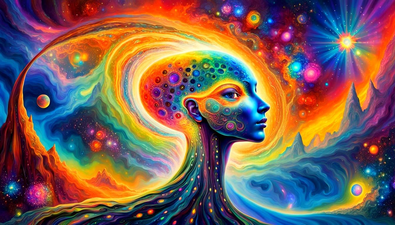 Ethereal Guardian of the Cosmos