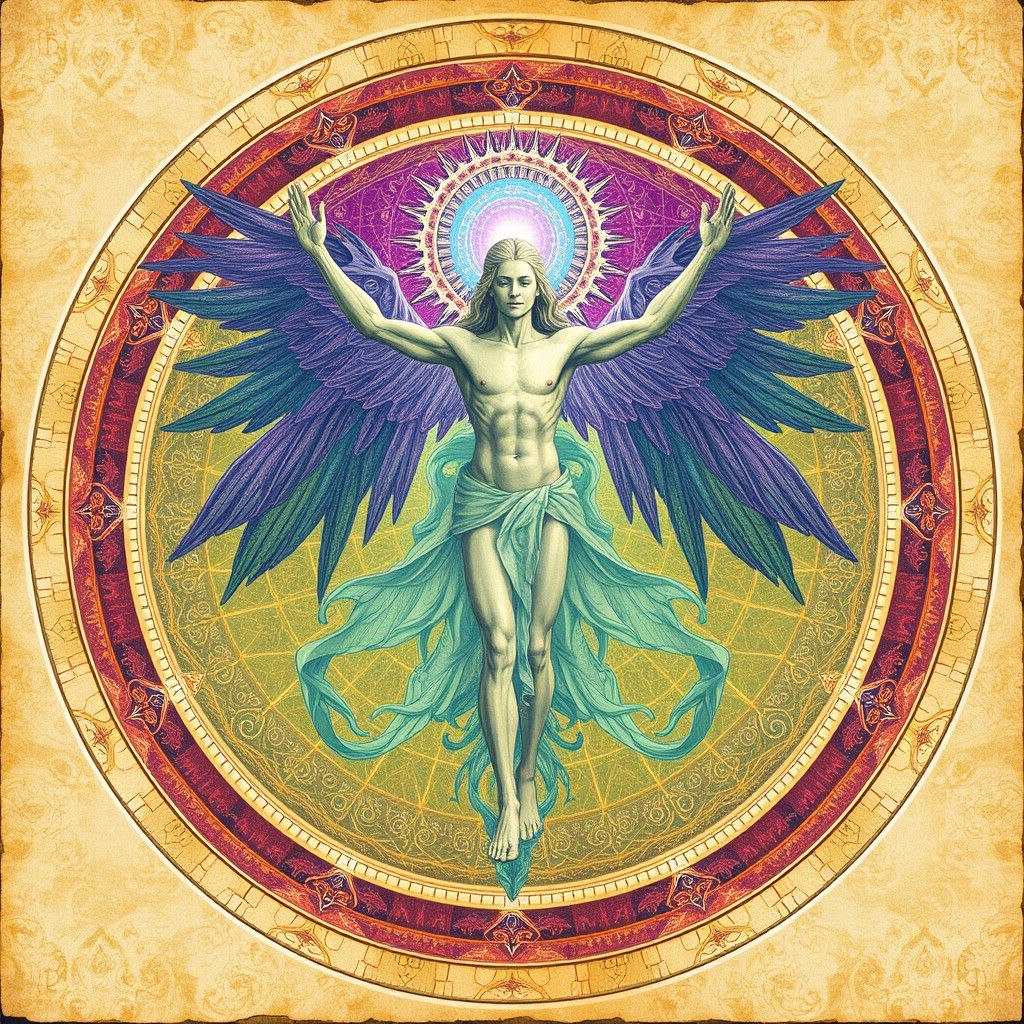 Vitruvian Man: Spiritual Transformation