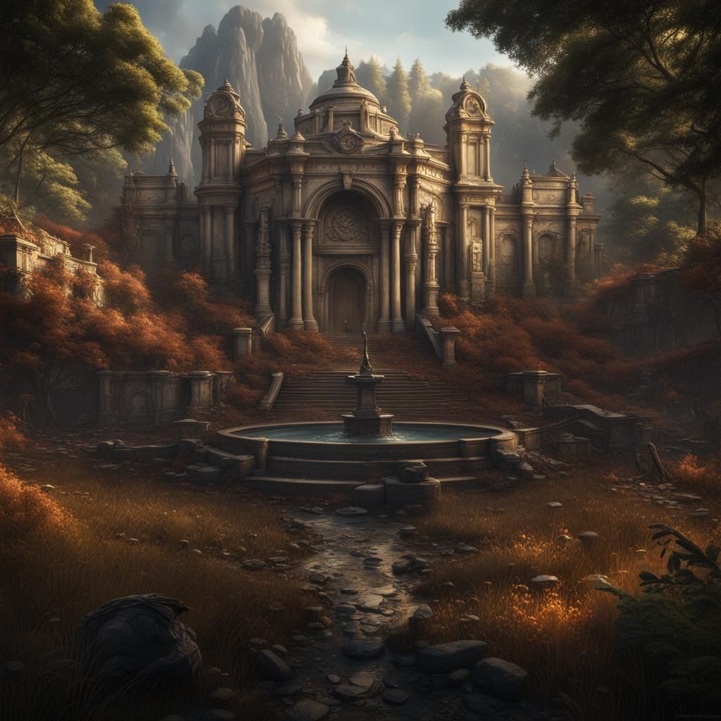 Fantastical Hunger Games Concept Art in Deep Color