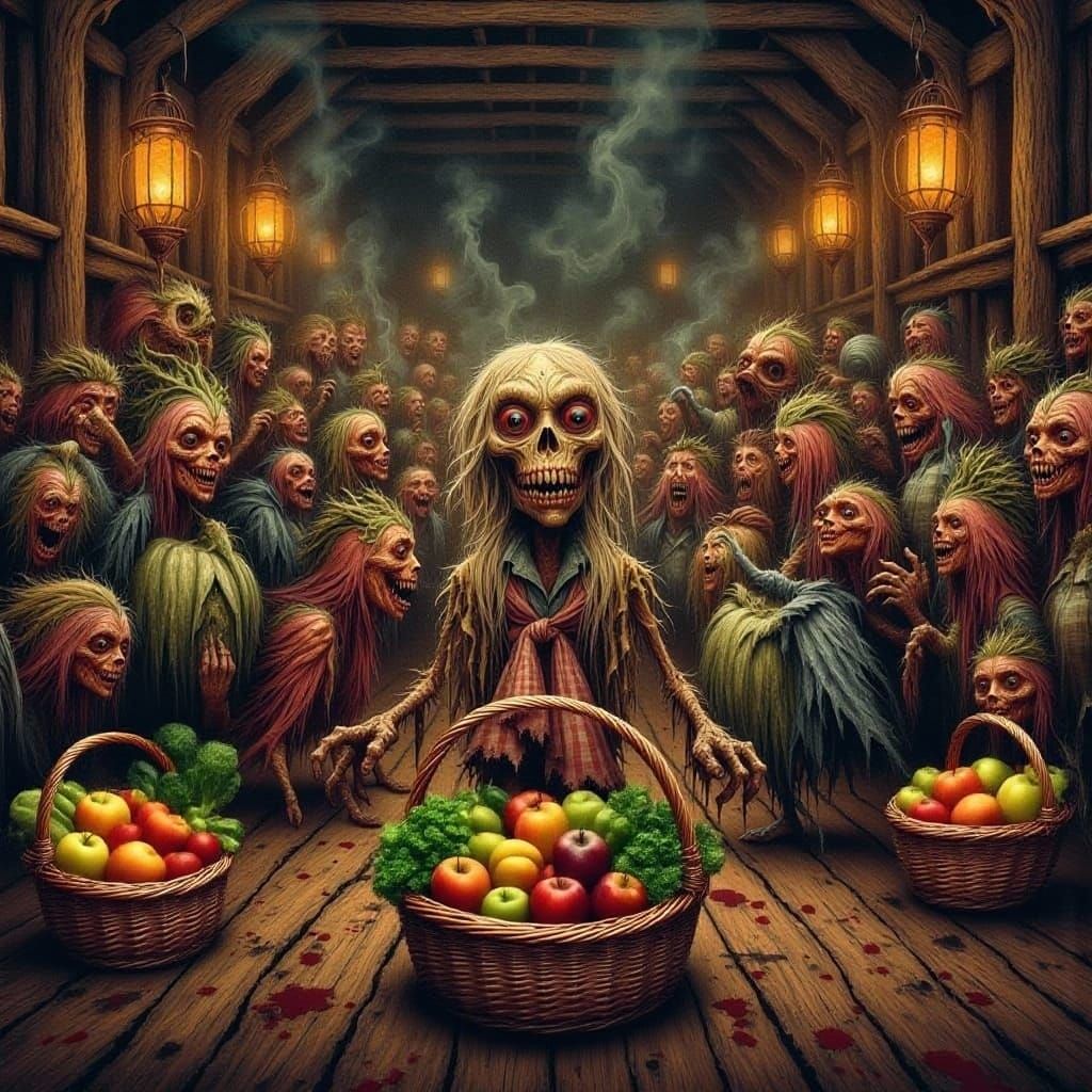 Monsters Dance at Eerie Barn Festival