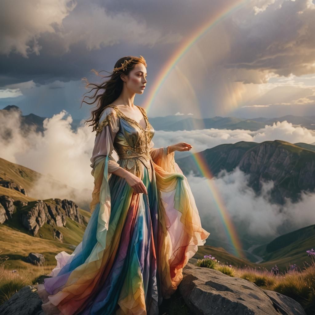 Iris, Goddess of the Rainbow: Mythological Realism