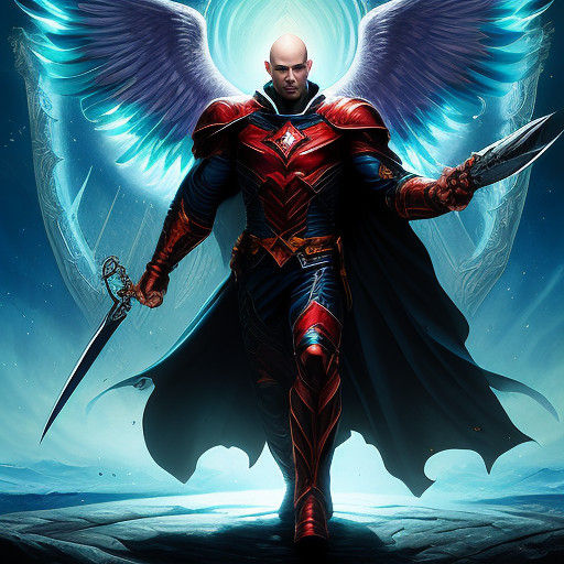 Crystal Crusader in Dynamic Comic Book Art