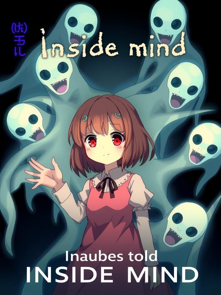 Anime Horror Movie Poster: Inside Mind