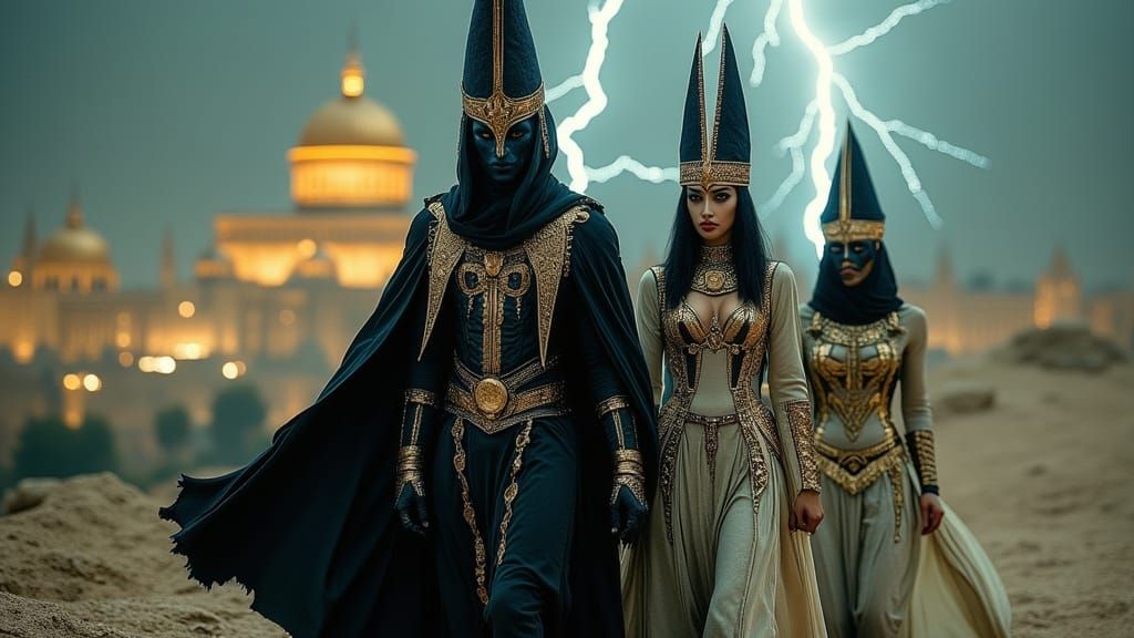 Ancient Egyptian Gods Conquer Modern Civilization in Dark, G...