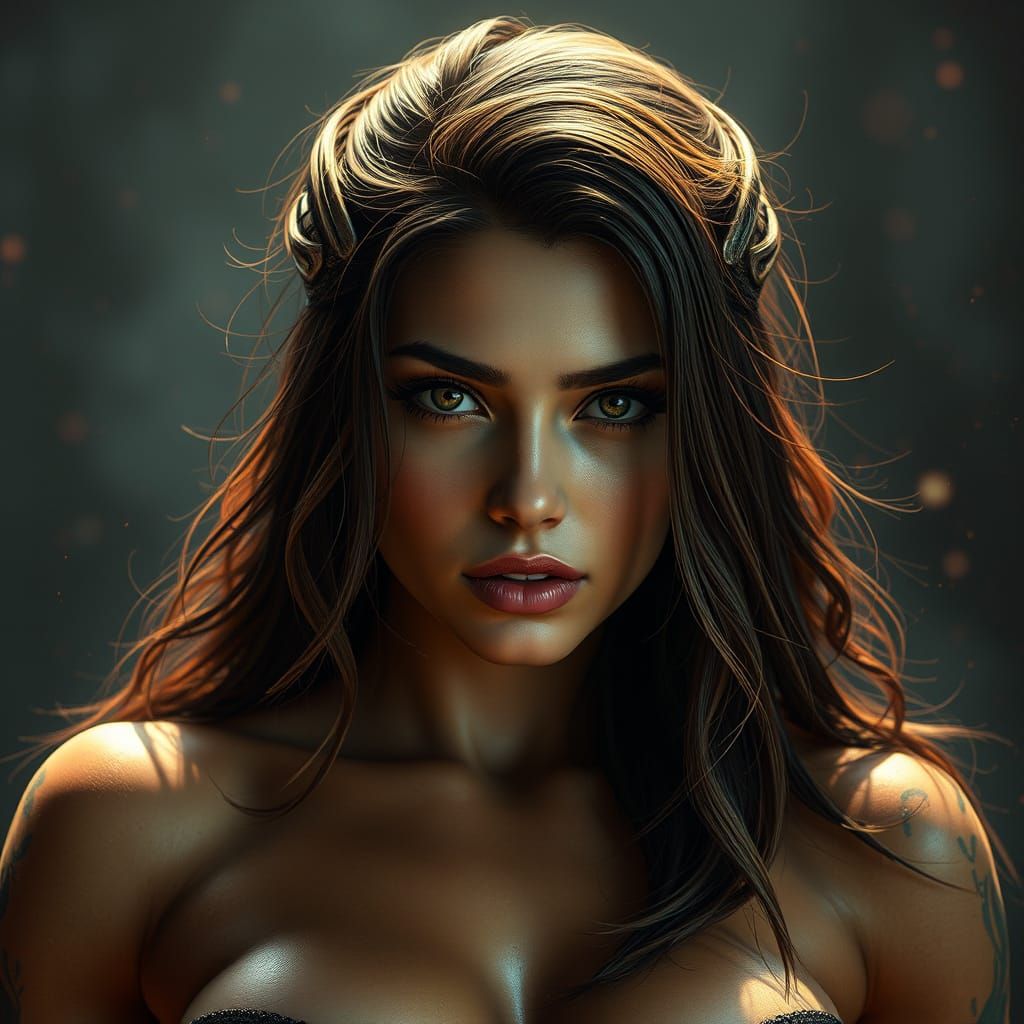 Goddess of the Wasteland in Triadic Hues