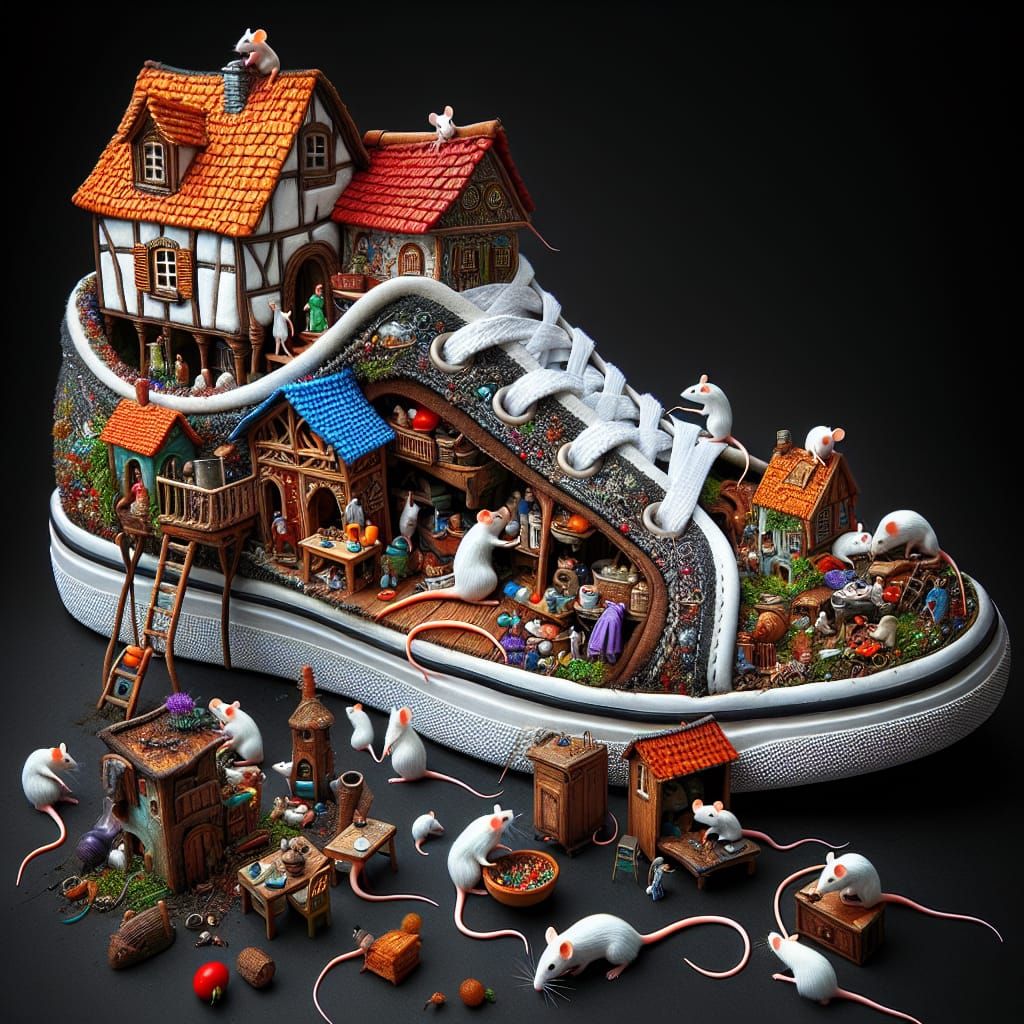 Enchanted Shoe House: A Mouse's Fantasy World