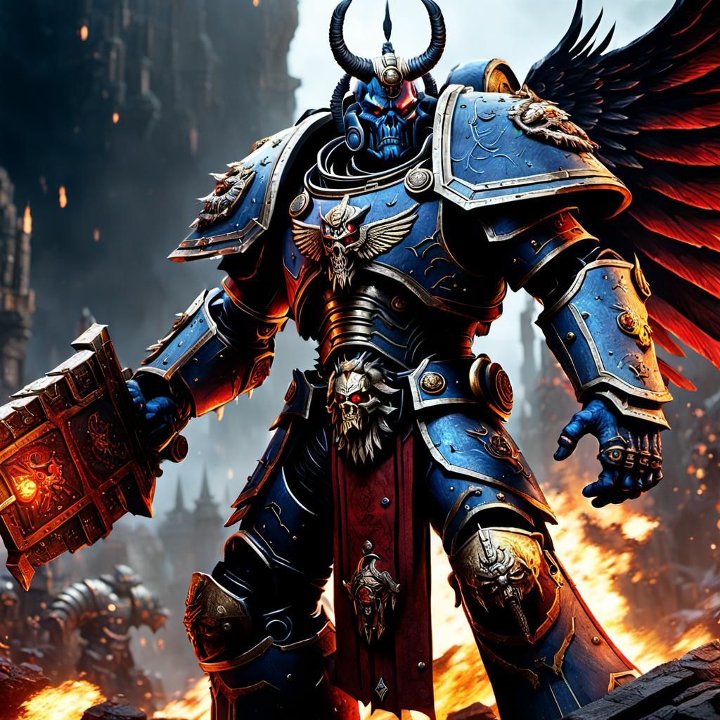 Angron, Daemon Primarch: Warhammer 40k Art