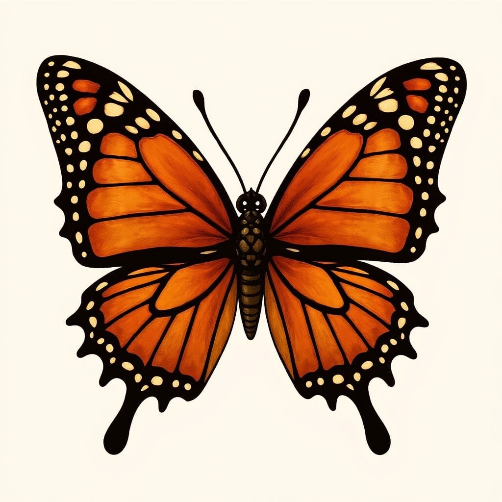 Confused Butterfly Generated by AI