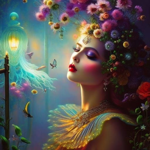 Reflections of Maiden, Mother, Crone in Digital Art