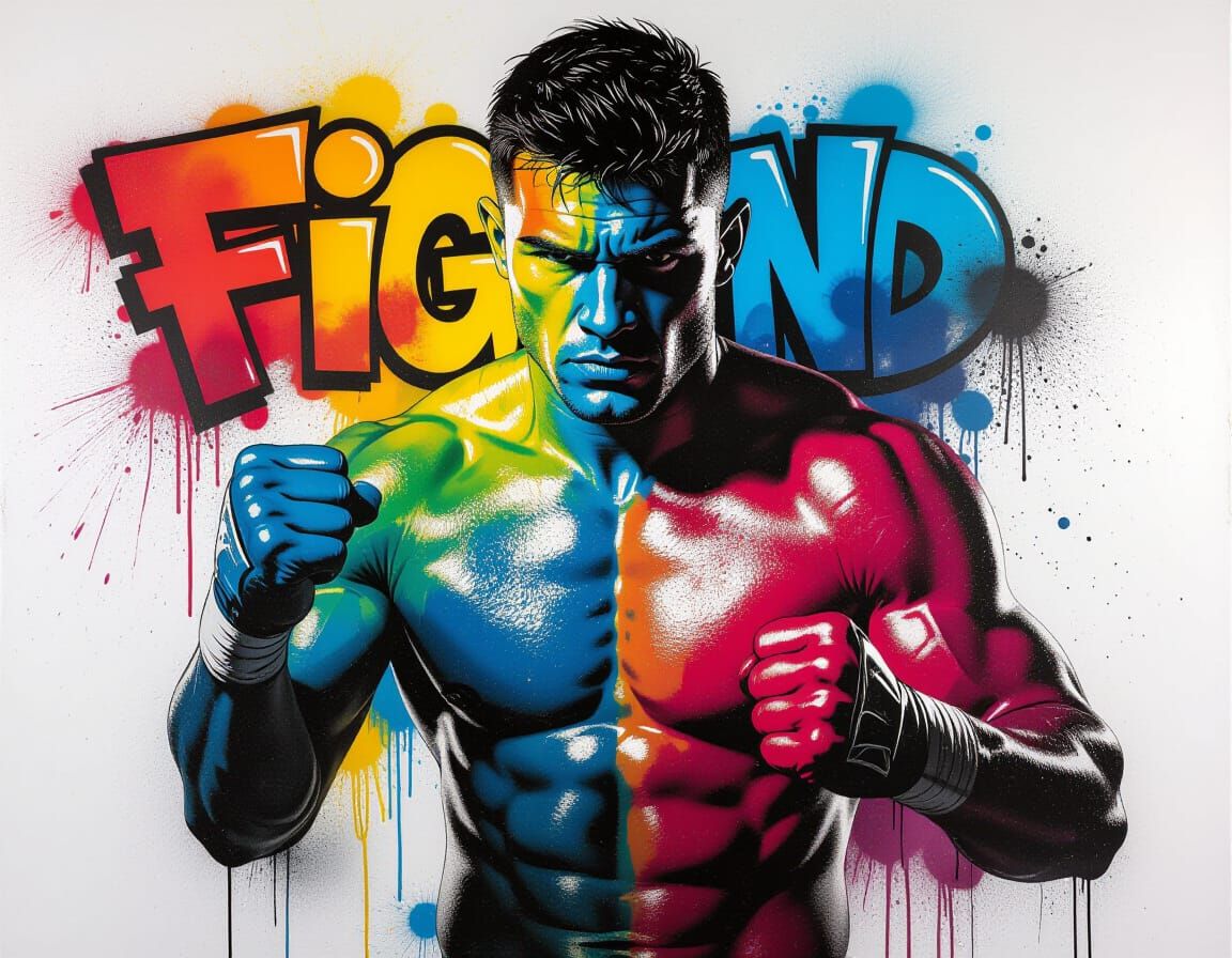 FightMND Graffiti Art in Street Style