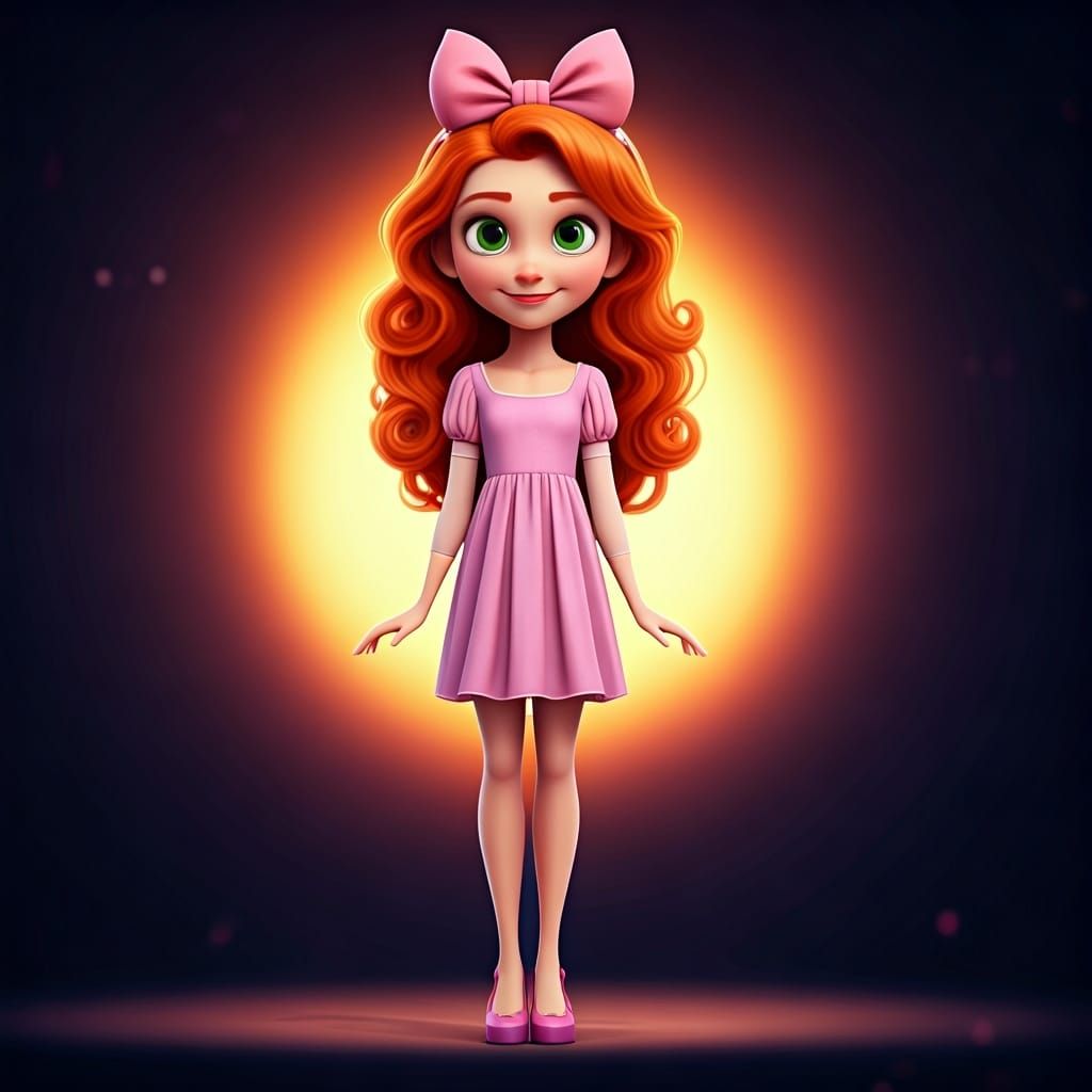 Rapunzel's Granddaughter in 3D Digital Art