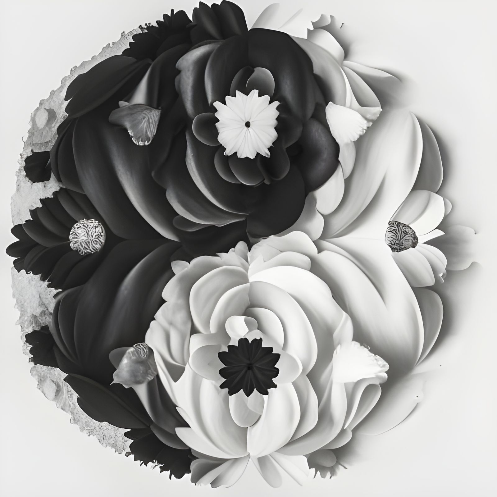 Yin Yang Flowers