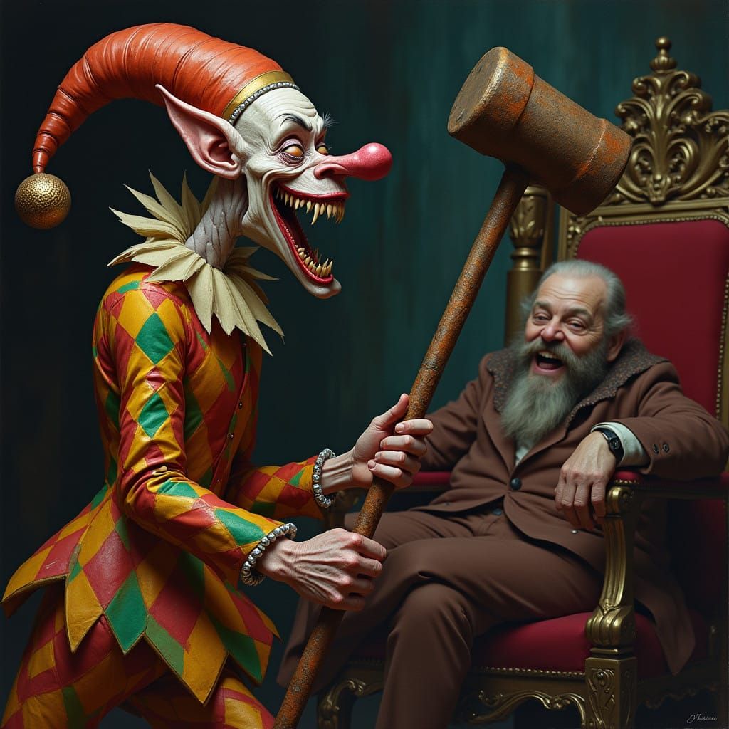 A Jester King in Mirthful Despotism