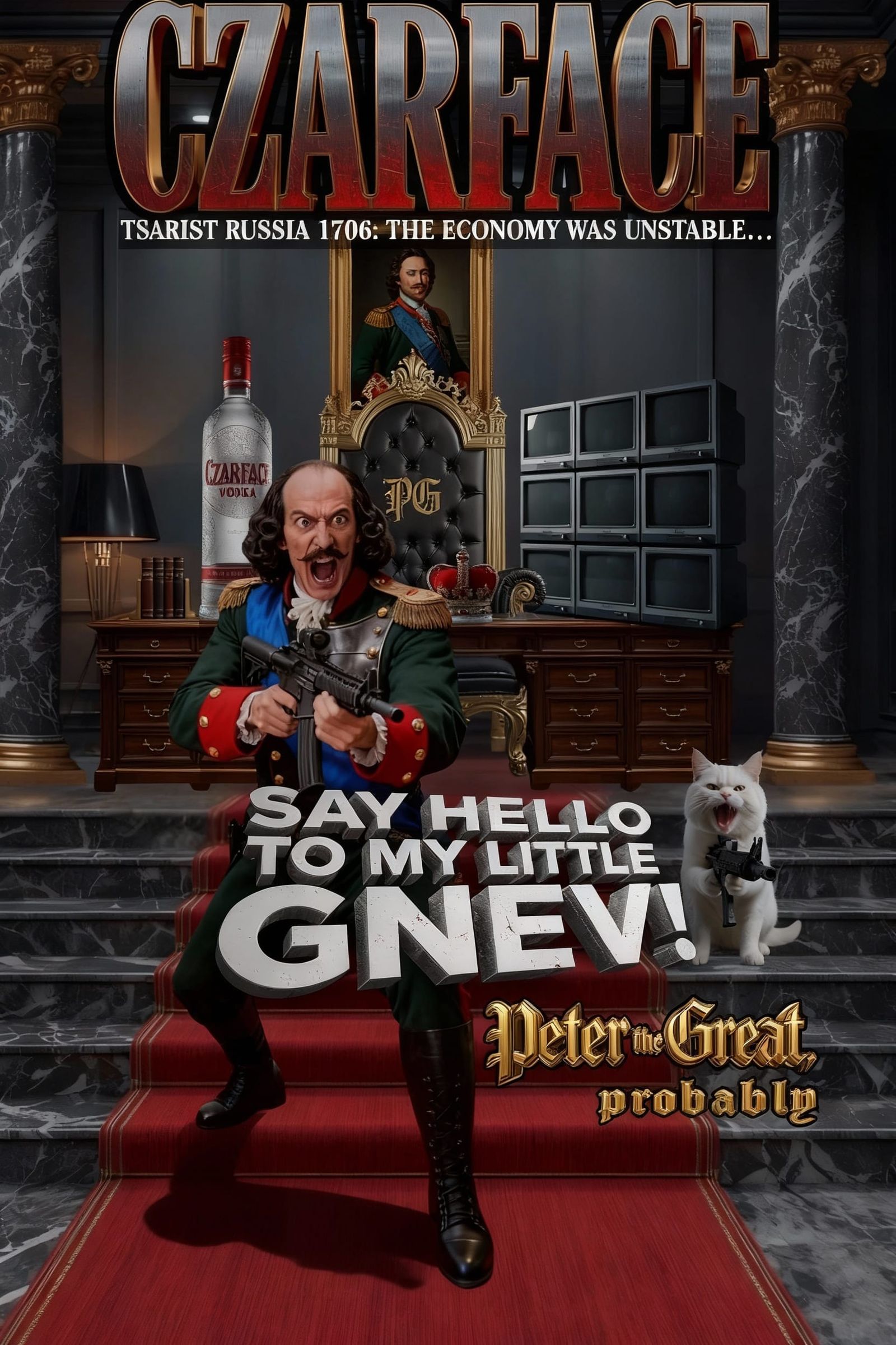 Man with Natural Shadow in Composition