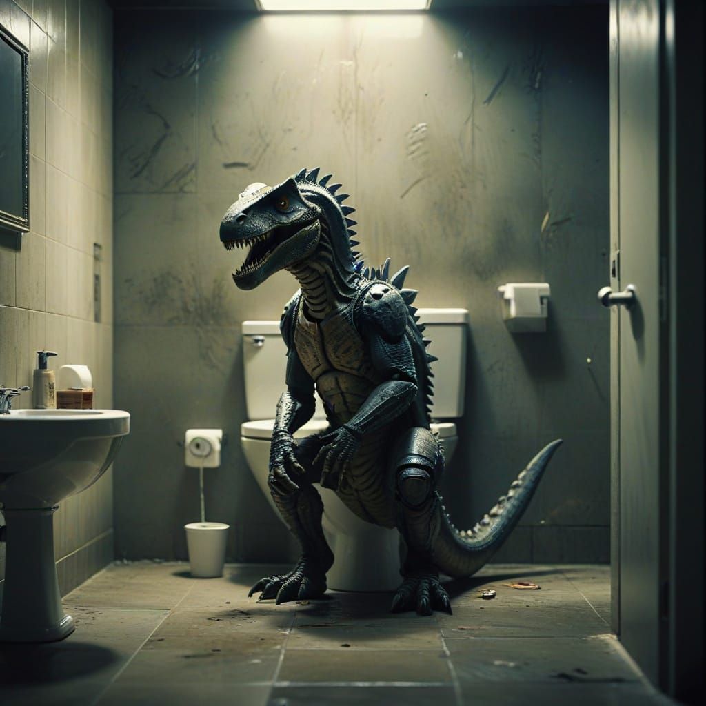 Civilization's Downfall: A Cinematic Still