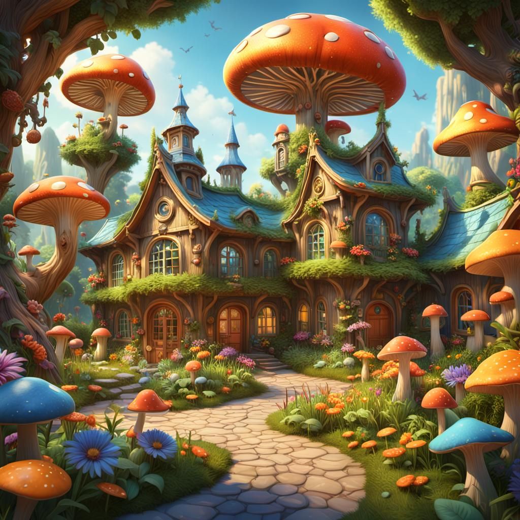 Whimsical Kindergarten Classroom in Vibrant Digital Matte Pa...