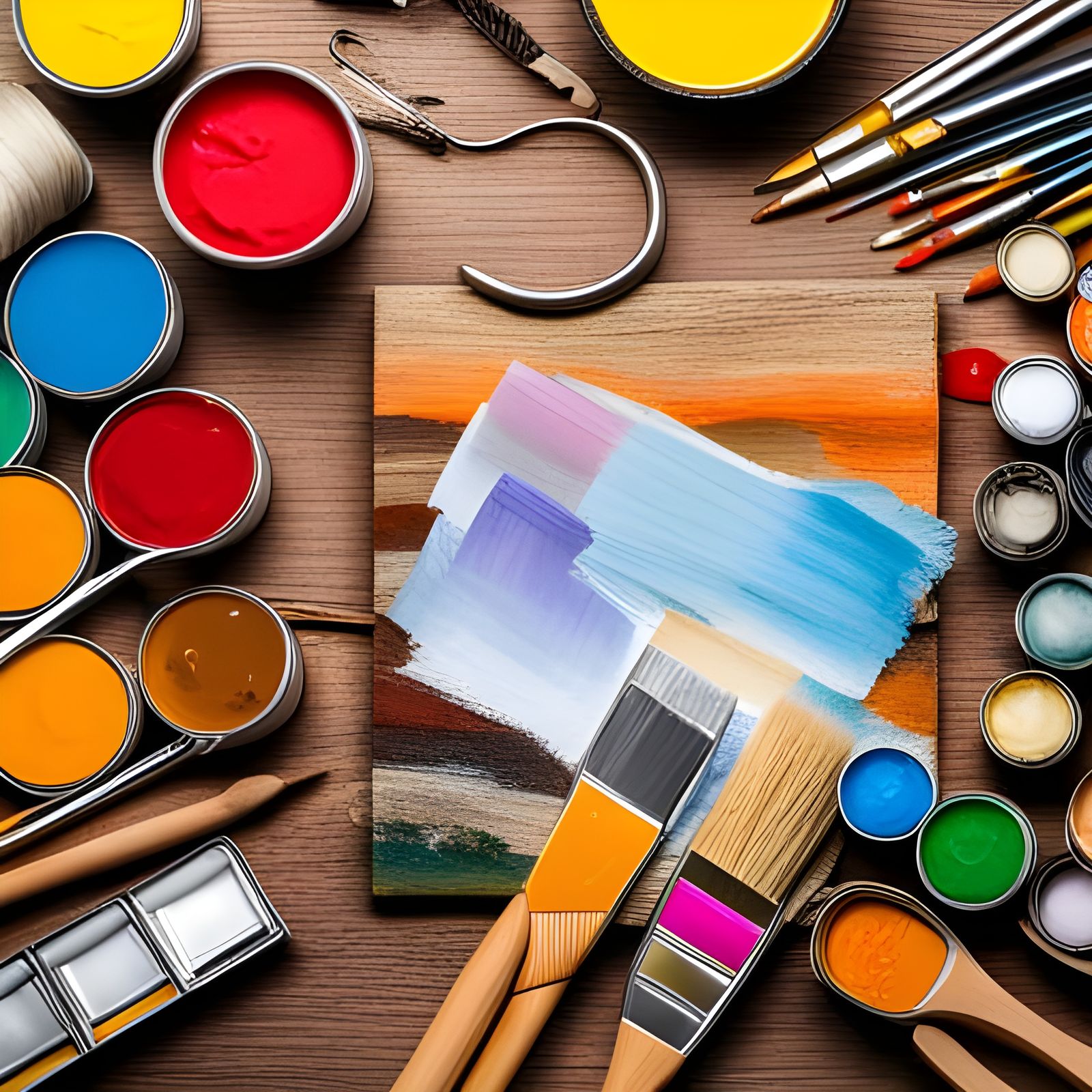 Abstract Nebula in Surrealist Style