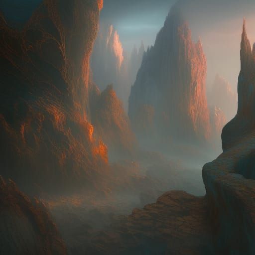 Detailed Opal Stone Fantasy Concept Art