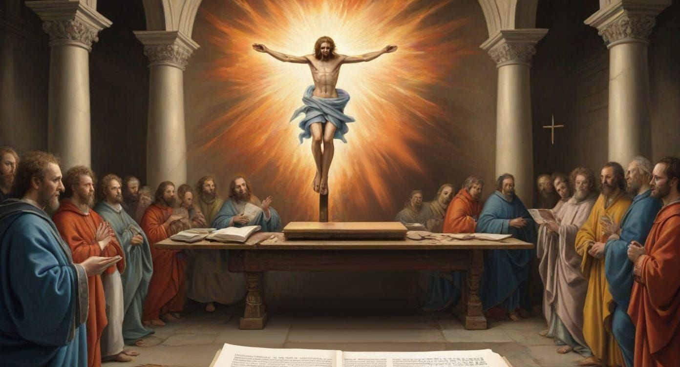 Divine Blessing at Church Decoration