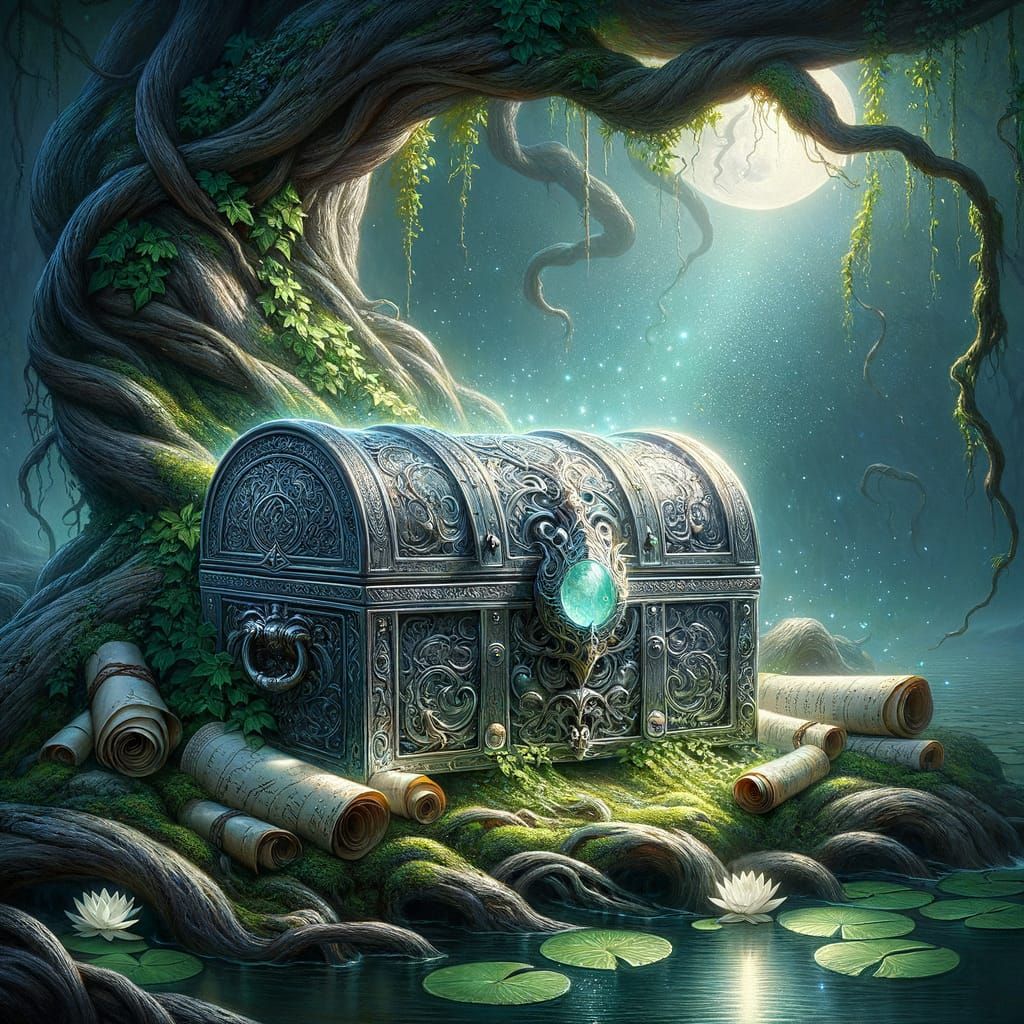 Ancient Silver Chest