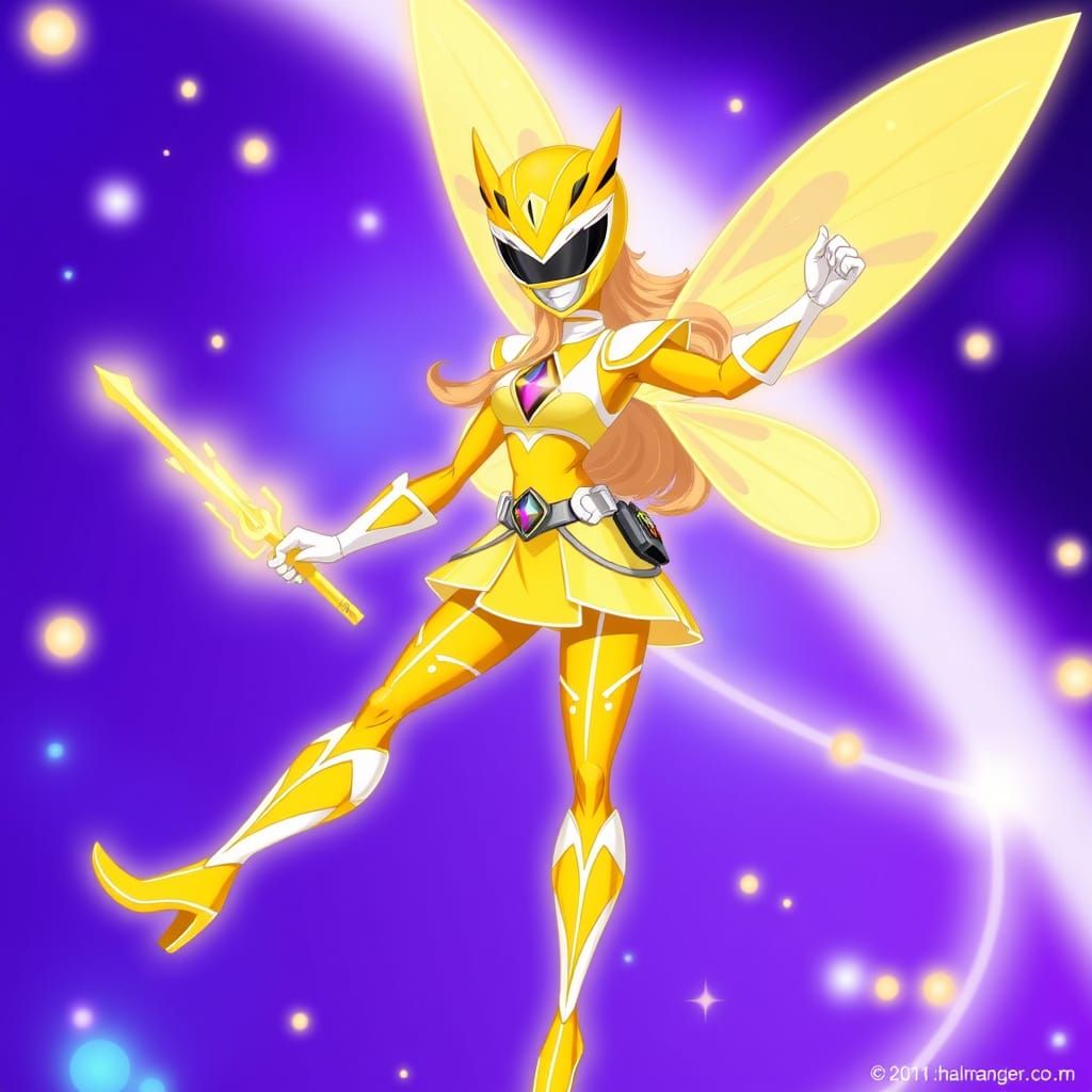 Winx Yellow Power Ranger