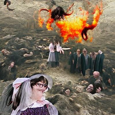 Moaning Myrtle's Death in a Hellscape