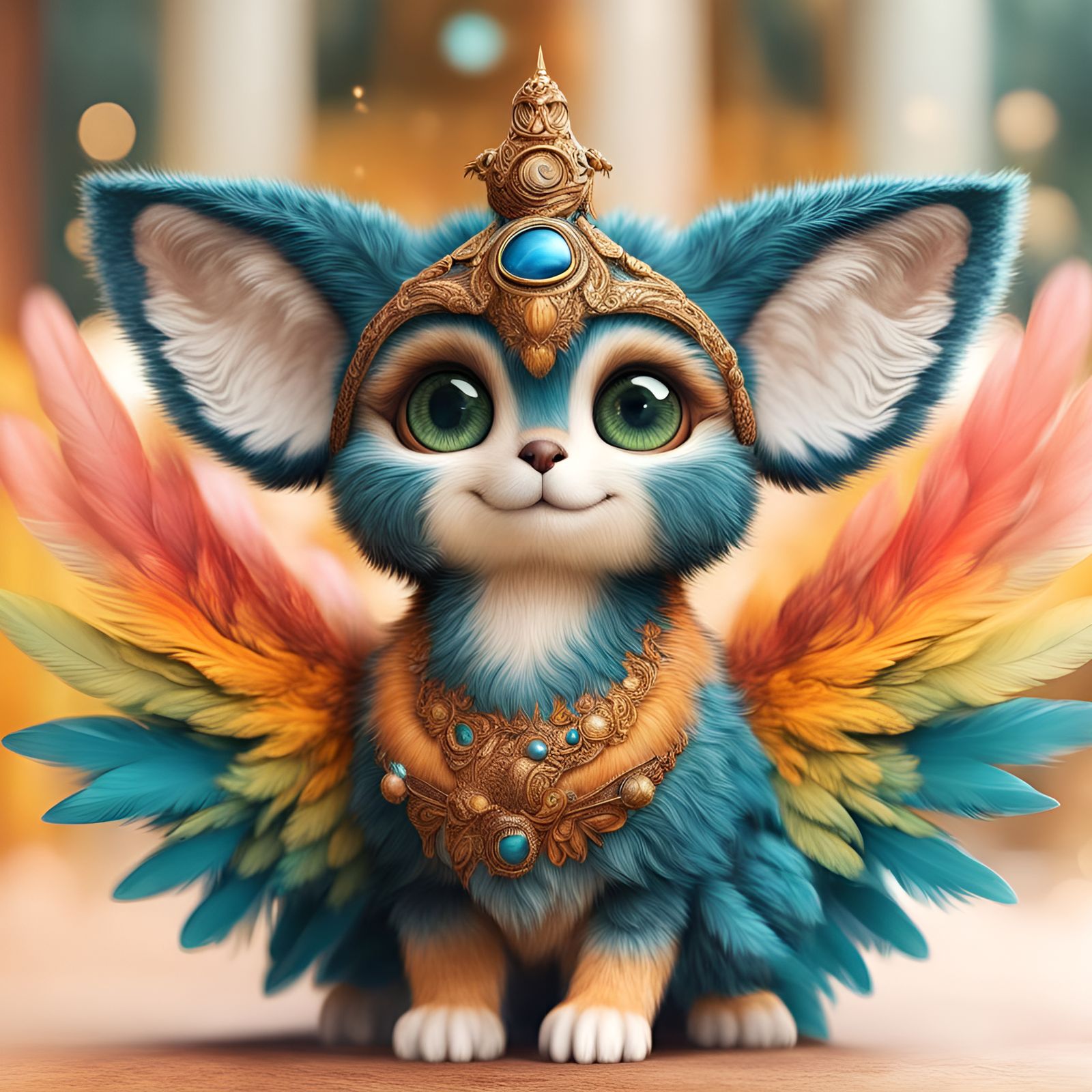 Cute Fluffy Feathered Thing