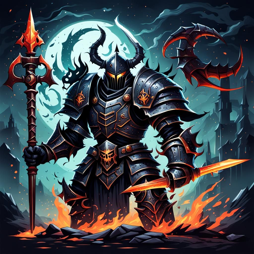 Chaos Knight in Scorpio Art Style