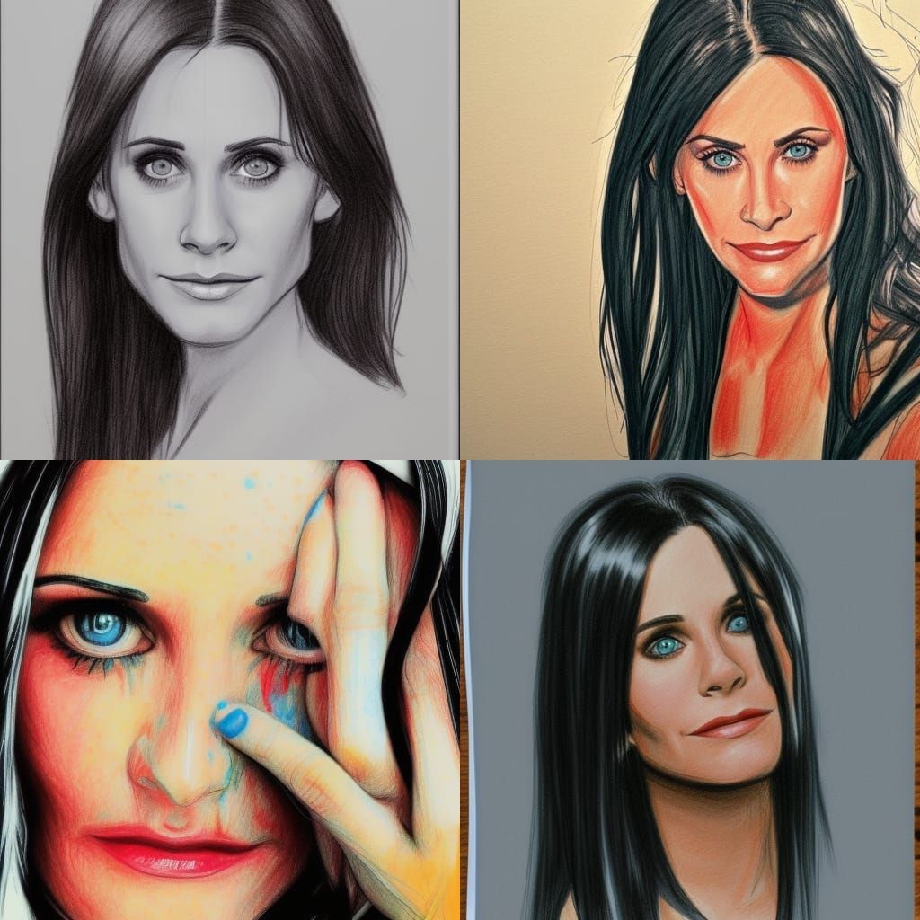 Many faces of Monica Geller