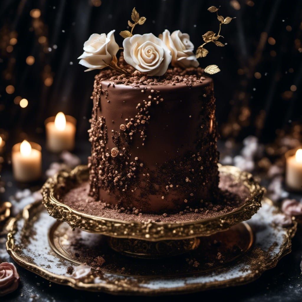 Chocolate mousse cake