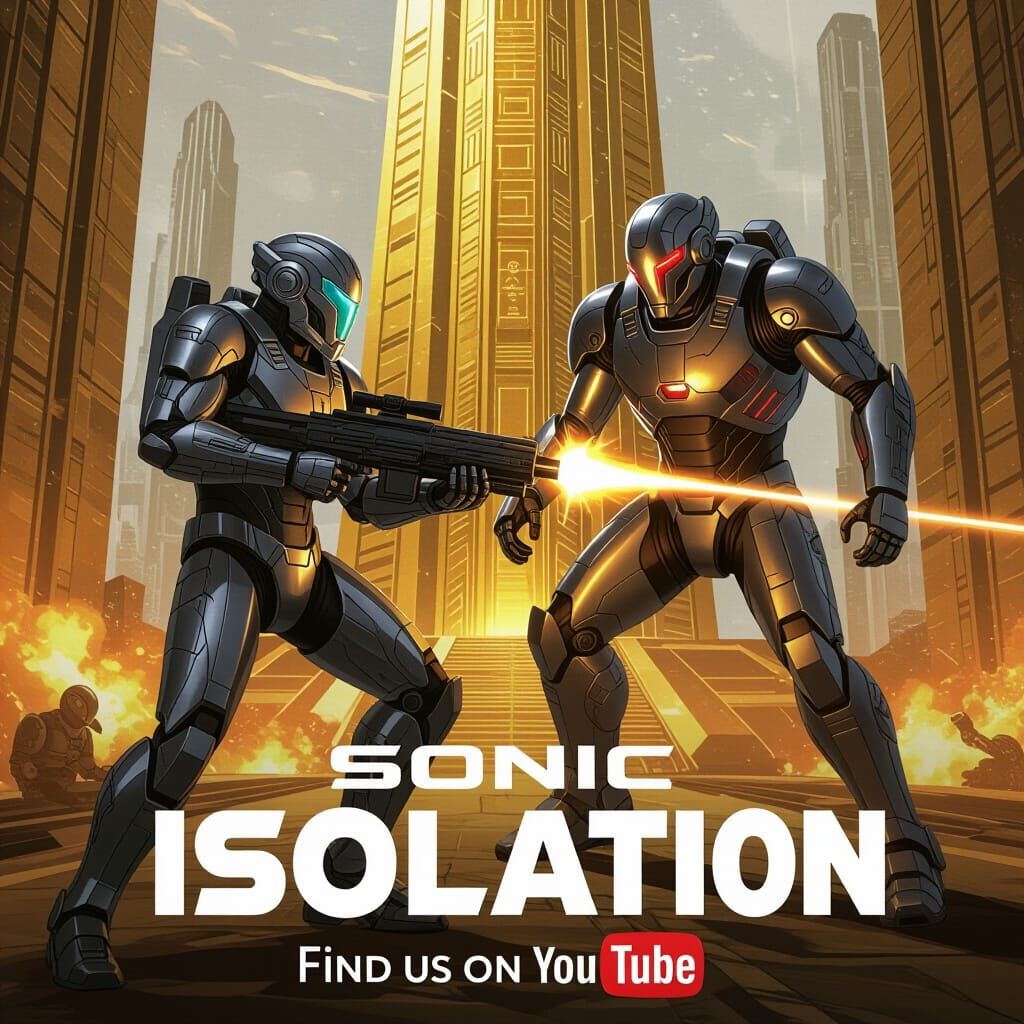 Futuristic Android Destroys Golden Citadel