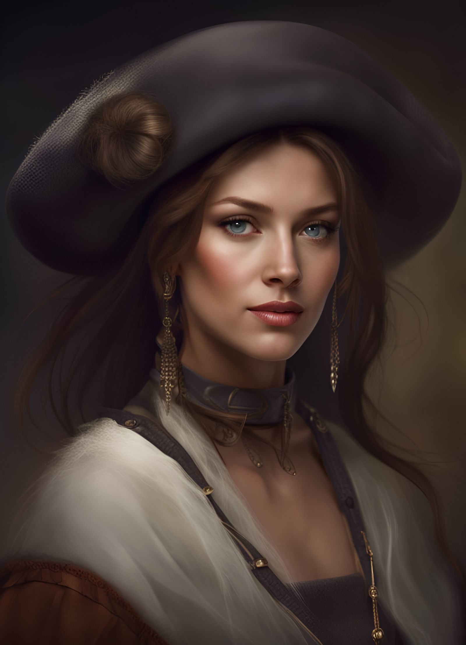 Perfect Woman Portrait Created With AI
