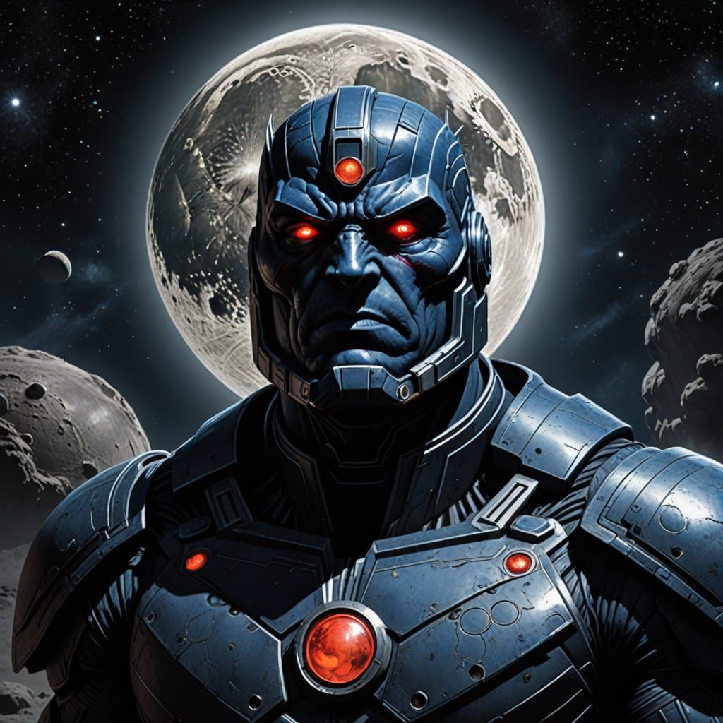 Darkseid Ascends from the Moon