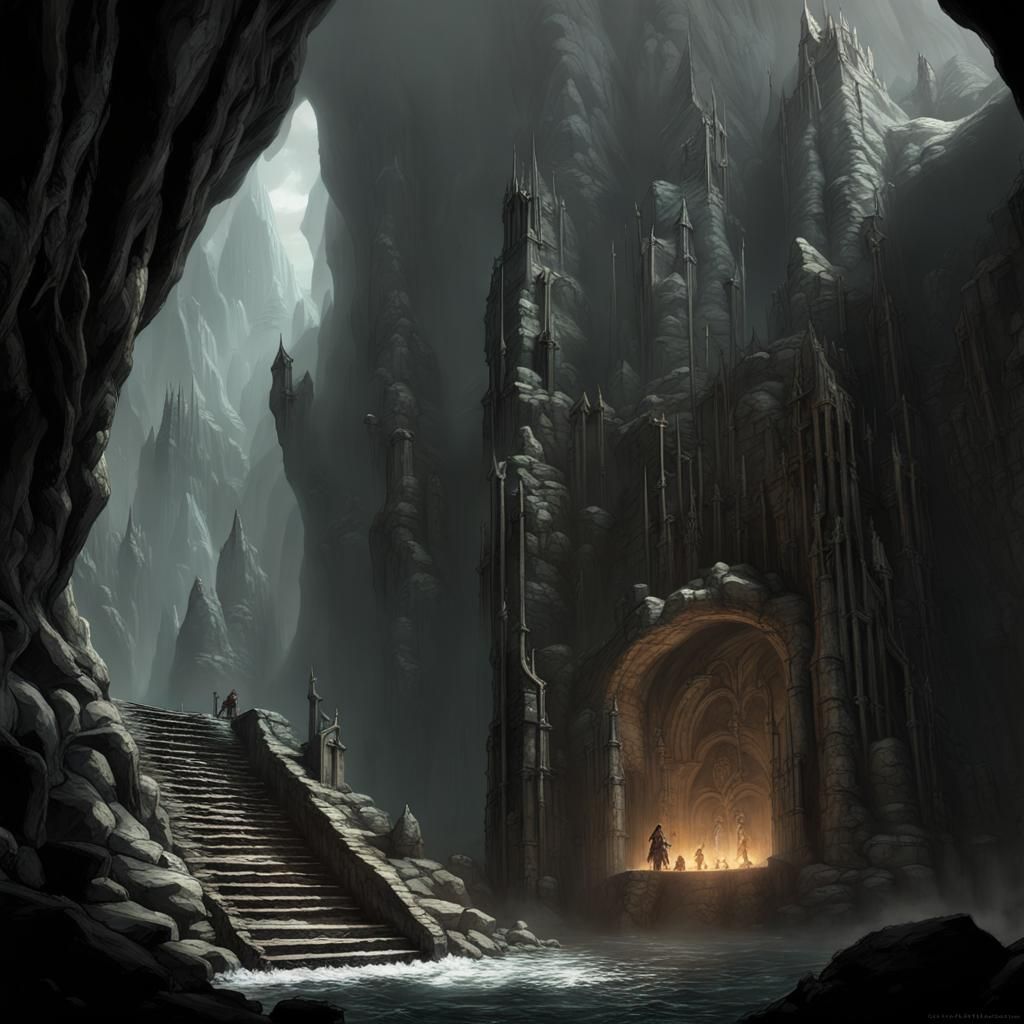 Mzulft Resurrected: Vrilpunk Dwemer Ruin Concept Art