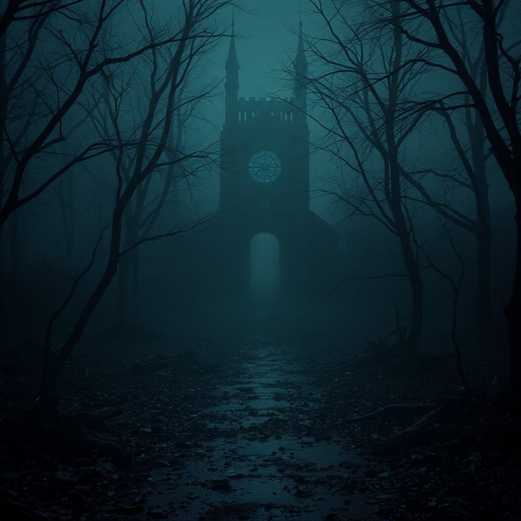 Mysterious Cinematic Scene in Hyperrealistic Detail