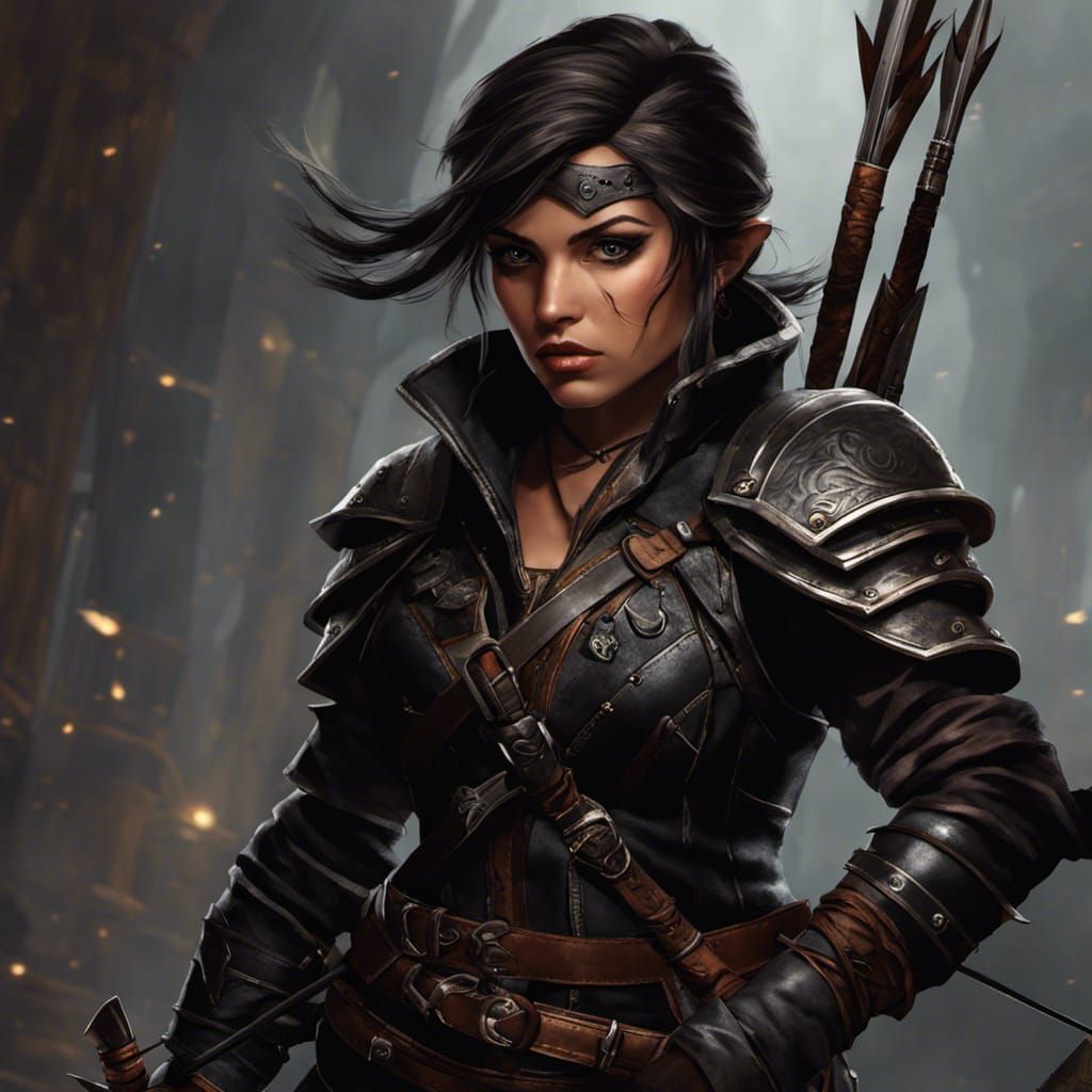 Halfling Assassin Rogue with Poisonous Daggers