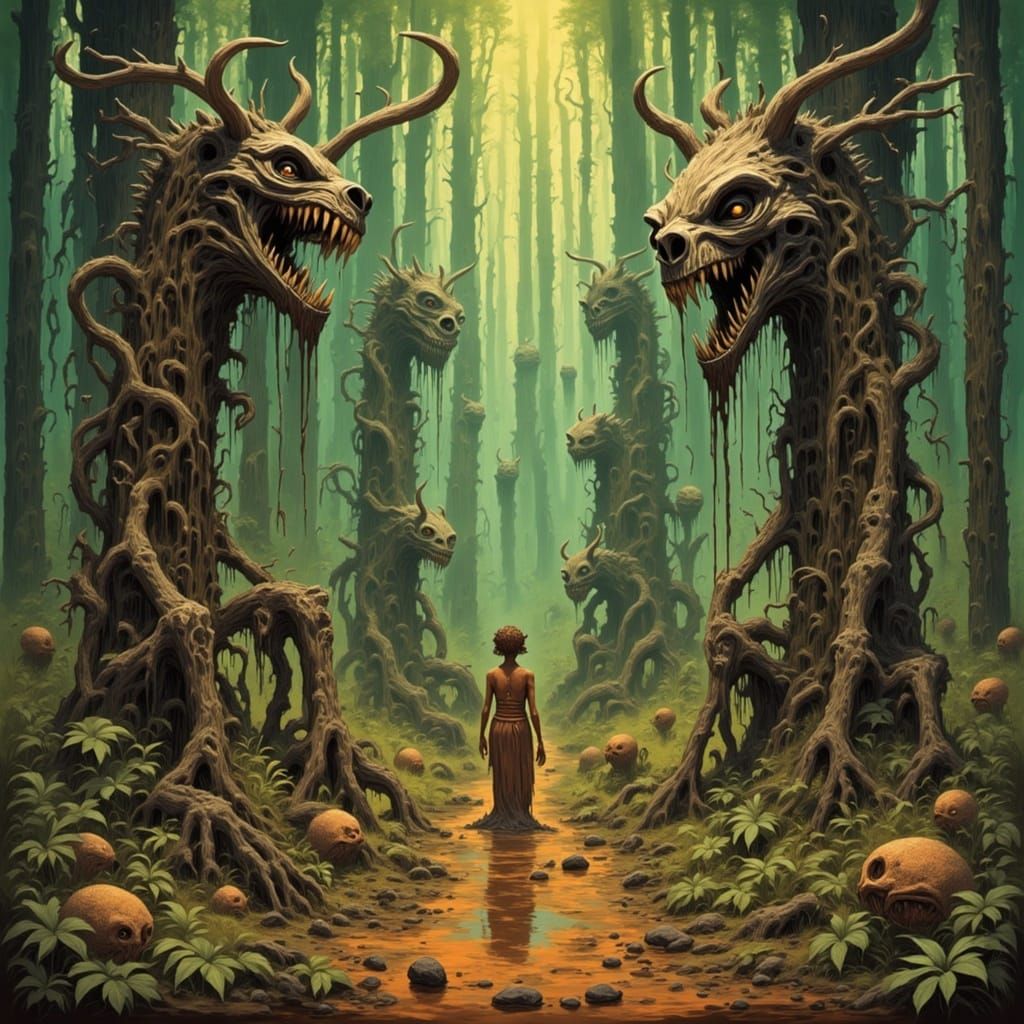 Sacred Mythical Beasts Evoke Compassion and Sympathy