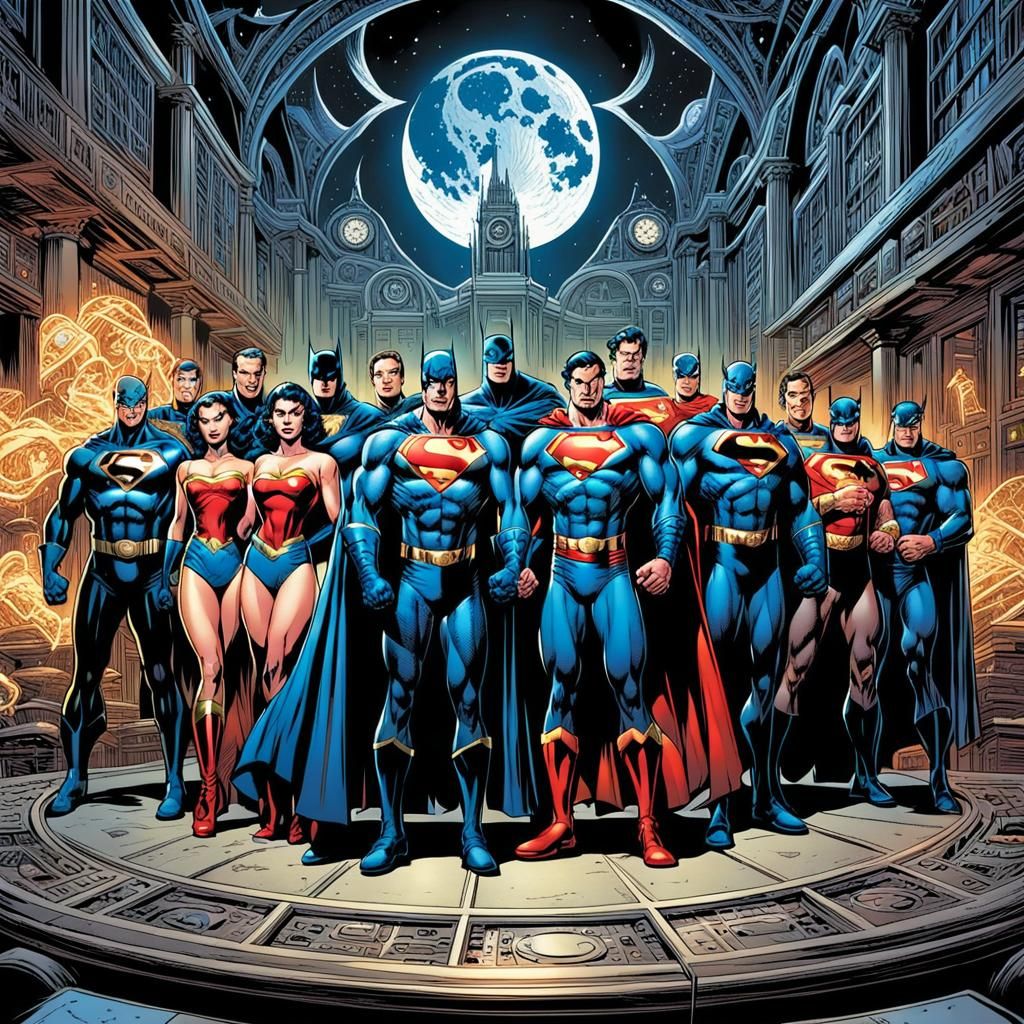 DC Crime Syndicate: Comic Book Art