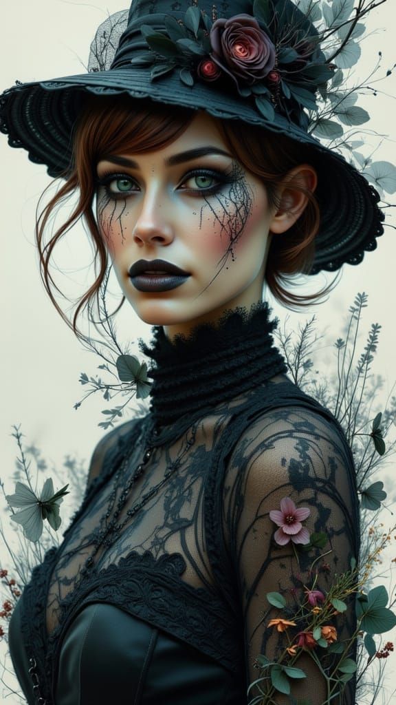 Victoria Monet in Gothic Cyberpunk Fashion