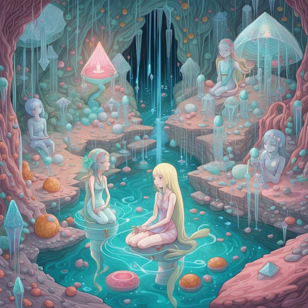 Crystal Cave 2 Fionna & Water Nymphs